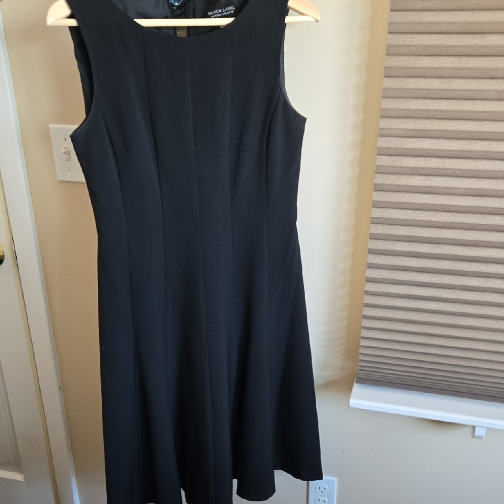 Evan Picone Classic Black Sleeveless Mini Dress